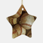 Trendy Baseball Artwork Keramik Ornament (Rechts)