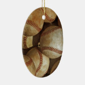 Trendy Baseball Artwork Keramik Ornament (Rechts)