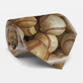 Trendy Baseball Artwork-Krawatte Krawatte (Gerollt)
