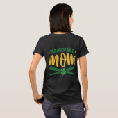 Trendy BASEBALL MAMA Graphics Personalisiert Gift T-Shirt (Schwarz voll)