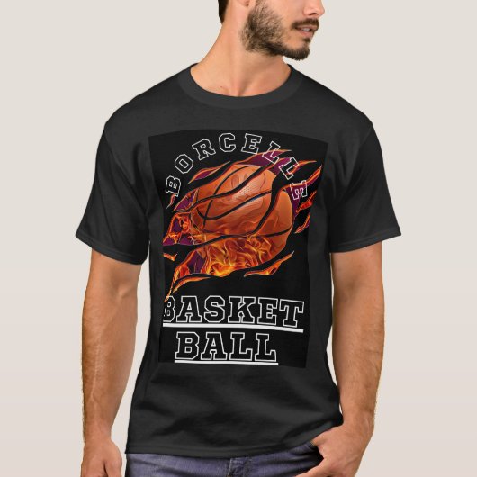 Trendy Basketball T-Shirt (Vorderseite)