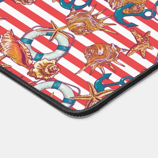 Trendy Beach Pattern Schreibtischunterlage (Ecke)