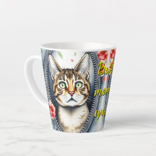 Trendy Beautiful Niedlich Watercolor Cat Collectio Milchtasse