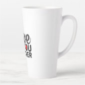 Trendy Beautiful Valentine' Latte Tasse für Kaffee (Rechts)