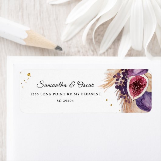 Trendy Beauty Lila Figs & Pampas (Insitu)