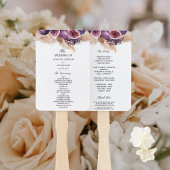 Trendy Beauty Lila Figs & Pampas Fächer