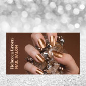 Trendy Beauty Manicurist Nagelnail Salon Visitenkarte