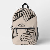 Trendy. Bedruckter Rucksack (Vorderseite)