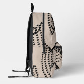 Trendy. Bedruckter Rucksack (Links)