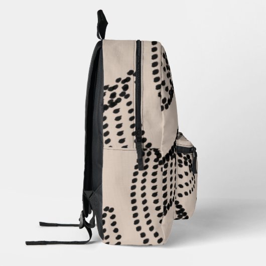 Trendy. Bedruckter Rucksack (Links)