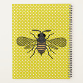 Trendy BEE YOURSELF Yellow Punkt DECOR Planer (Rückseite)