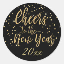 Trendy Bejubeln zum Neujahr