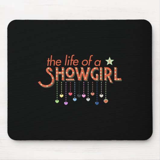 Trendy Bekleidung in meiner Showgirl Era Star Stud Mousepad (Vorne)