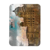 Trendy Bern Schweiz Europa Stadtansicht Magnet (Vertikal)