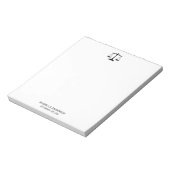 Trendy Beruflich Lawyer Attorney Notizblock (Rotiert)