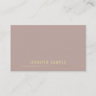 Trendy Beruflich Modern Gold Text Template Visitenkarte