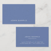 Trendy Beruflich Modern Pearl Finish Deluxe Visitenkarte (Vorne/Hinten)