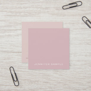 Trendy Beruflich Modern Premium Silk Luxus Quadratische Visitenkarte