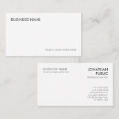 Trendy Beruflich Moderne Elegante Corporate Visitenkarte (Vorne/Hinten)