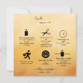 Trendy Beruflich Orange Terracotta Candle Care Dankeskarte (Vorderseite)