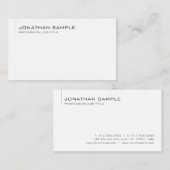 Trendy Beruflich Template Minimalistisch modern Visitenkarte (Vorne/Hinten)