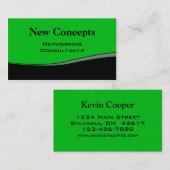 Trendy & Beruflich Visitenkarte (Vorne/Hinten)