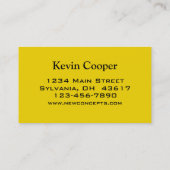 Trendy & Beruflich Visitenkarte (Rückseite)