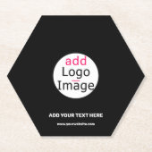 Trendy berufliche, moderne Marke Untersetzer (Vorderseite)