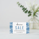 Trendy Berufliche Visitenkarte Begleitkarte (Stehend Vorderseite)