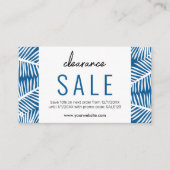 Trendy Berufliche Visitenkarte Begleitkarte (Vorderseite)