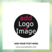 Trendy berufliches Firmenlogo Fensteraufkleber (Blatt 3)