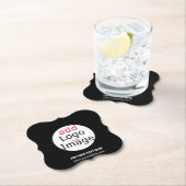 Trendy berufliches, modernes, anpassbares Logo sch Untersetzer (Vor Ort)