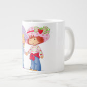 Trendy Best Friends Forever Foto Collage Kaffee Jumbo-Tasse (Vorderseite Rechts)