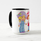 Trendy Best Friends Forever Foto Collage Kaffee Tasse (Vorderseite Links)