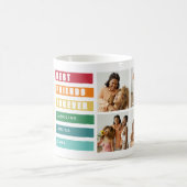 Trendy Best Friends Forever Foto Collage Kaffeetasse (Mittel)