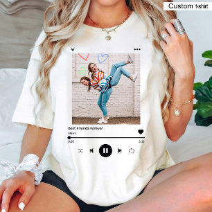 Trendy Best Friends Geburtstag Foto Album Cover T-Shirt