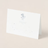 Trendy Best Man Funny Wedding Minimalist  Folienkarte (Vorderseite)