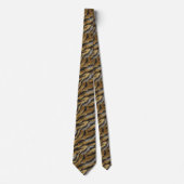 Trendy Best Man Tiger Skin Krawatte (Vorderseite)