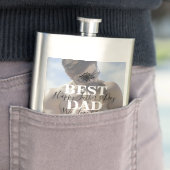 Trendy Best Vater Ever Vatertag Foto Classic Flachmann (Beispiel)