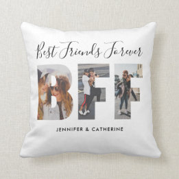 Trendy BESTE FREUNDIN 3 Foto Best Friends Forever  Kissen