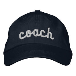 Trendy bestickte Coach Hat für Frauen Baseballkappe