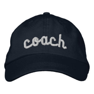 Trendy bestickte Coach Hat für Frauen Baseballkappe