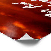 TRENDY BIBLE VERSE JOHN 3:16 CHRISTLICH GIFT POSTER (Ecke)