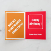 Trendy Big Einzigartiges Paradies für Kletterhexen Karte (Innenseite)