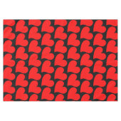 TRENDY BIG RED HEART ROMANTIC VALENTINE TISCHDECKE (Vorderseite (Horizontal))