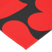 TRENDY BIG RED HEART ROMANTIC VALENTINE TISCHDECKE (Schrägansicht)