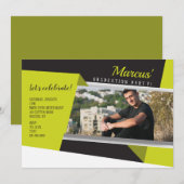 Trendy Bild-Foto-Einladung Einladung (Vorne/Hinten)