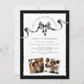 Trendy bindet ihre zwanzigjährige Geburtstagsparty Einladung (Vorderseite)