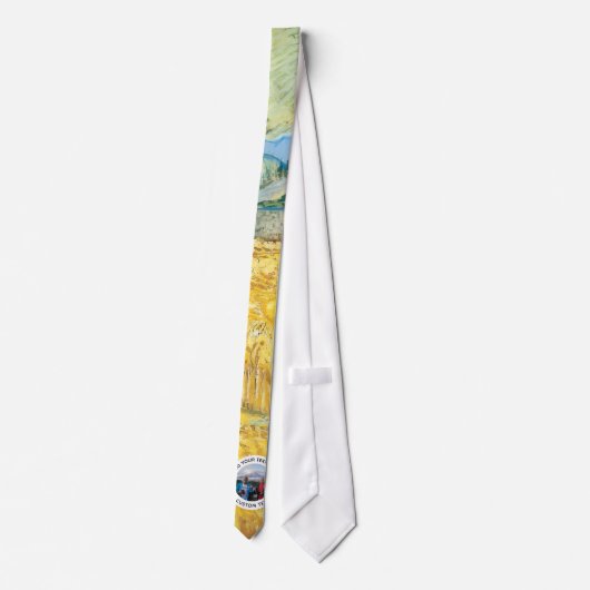 Trendy Birthday Holiday Geschenk Custom Foto Text Krawatte (Rückseite)