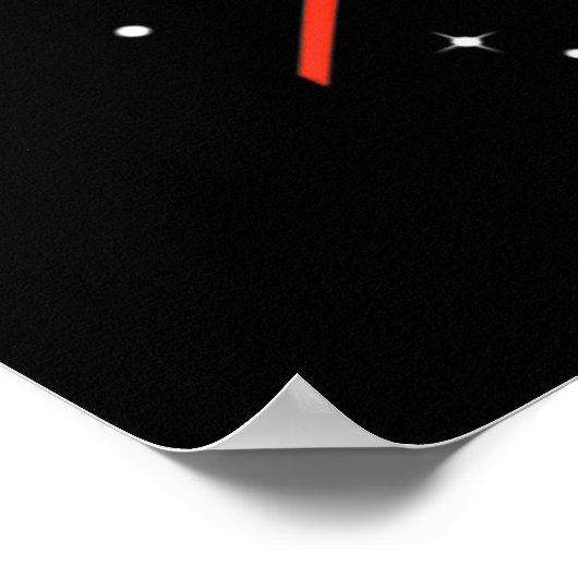 Trendy Bitcoin Astronaut Space Crypto Poster (Ecke)